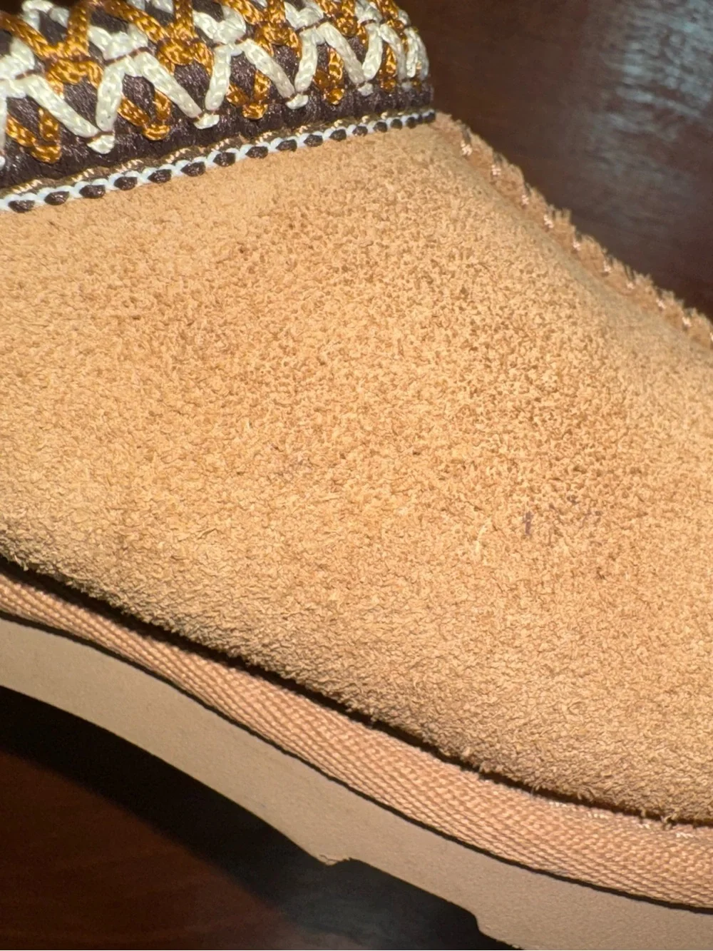 UGG Kids 1143776K TAZZ Slippers Unisex Shoes Size 3 Sand Tan